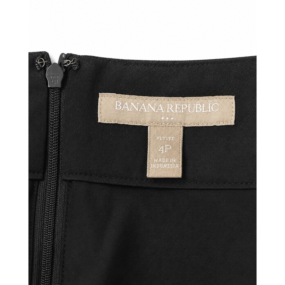 Banana Republic Charcoal Gray Pencil Skirt Womens 4P Petite Career Office Work - Picture 5 of 6
